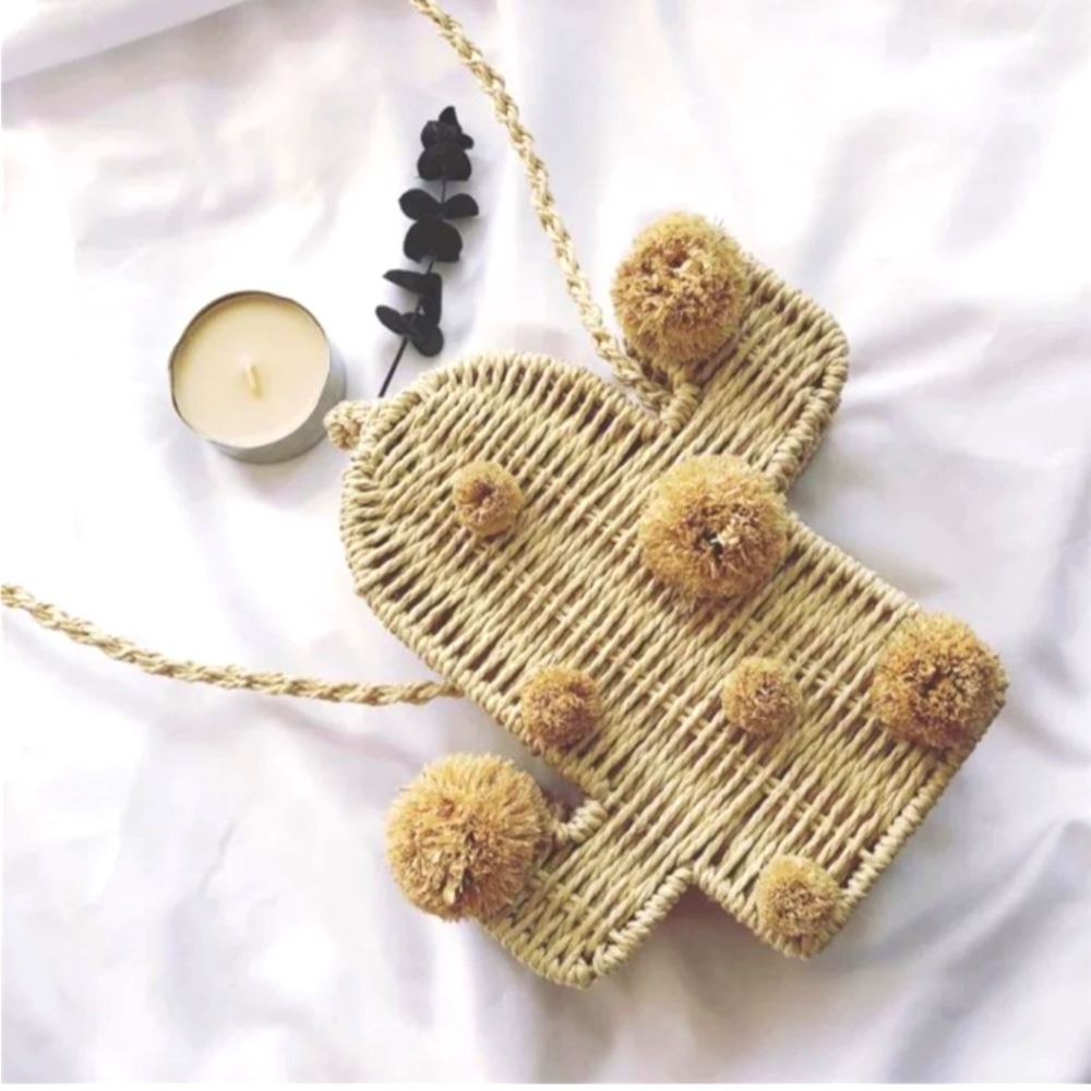 Cactus Straw Bag